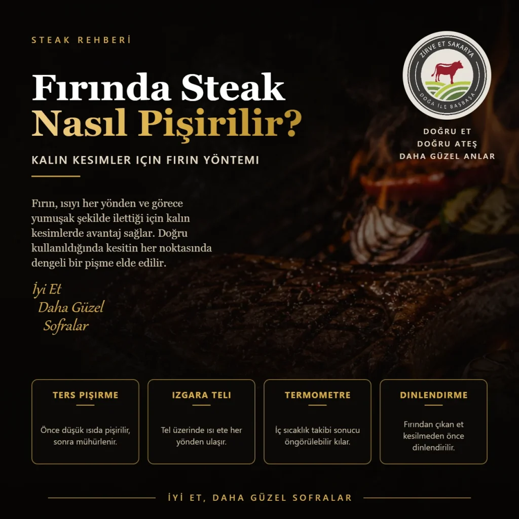 Fırında Steak Nasıl Pişirilir?