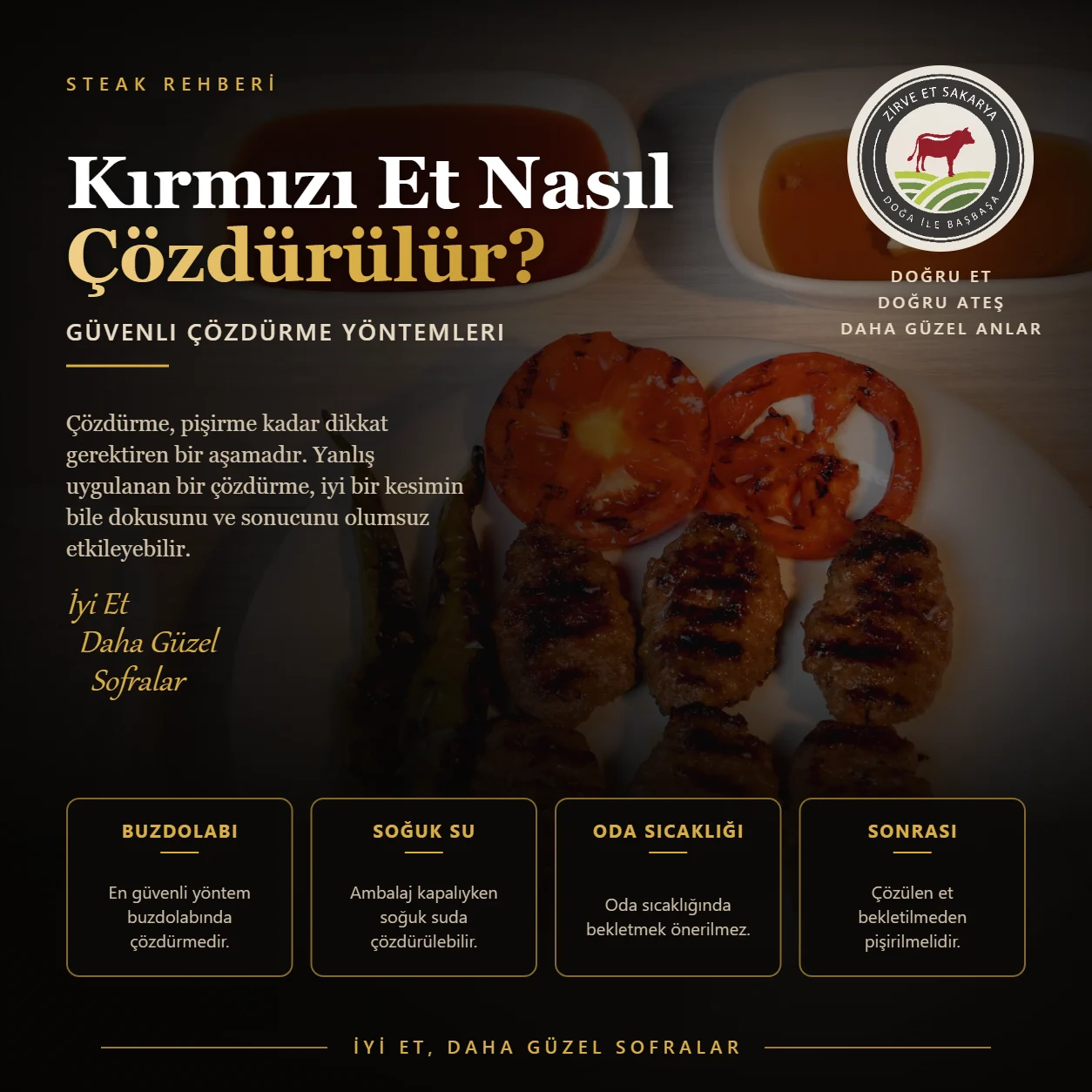 Kırmızı Et Nasıl Çözdürülür?