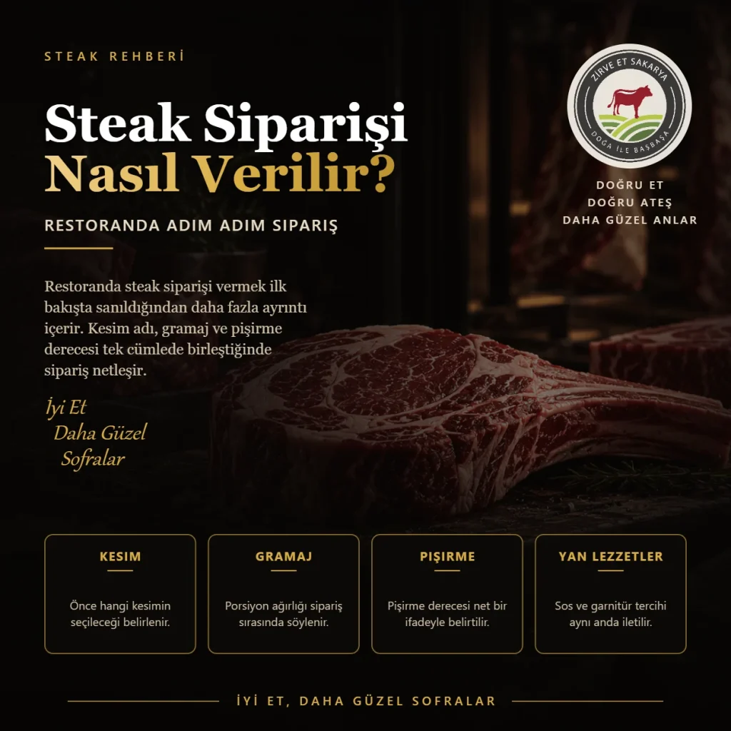 Restoranda Steak Siparişi Nasıl Verilir?