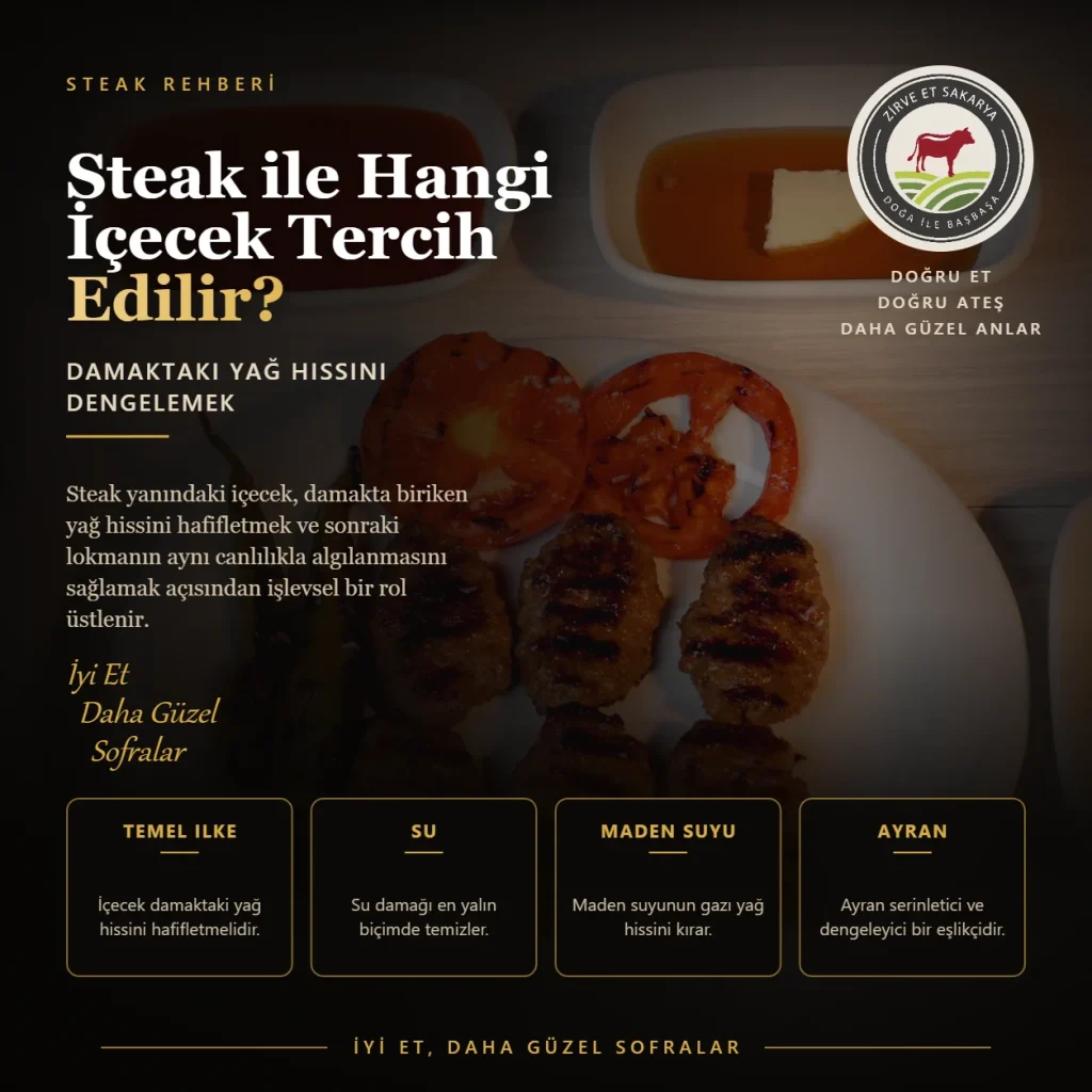 Steak ile Hangi İçecek Tercih Edilir?