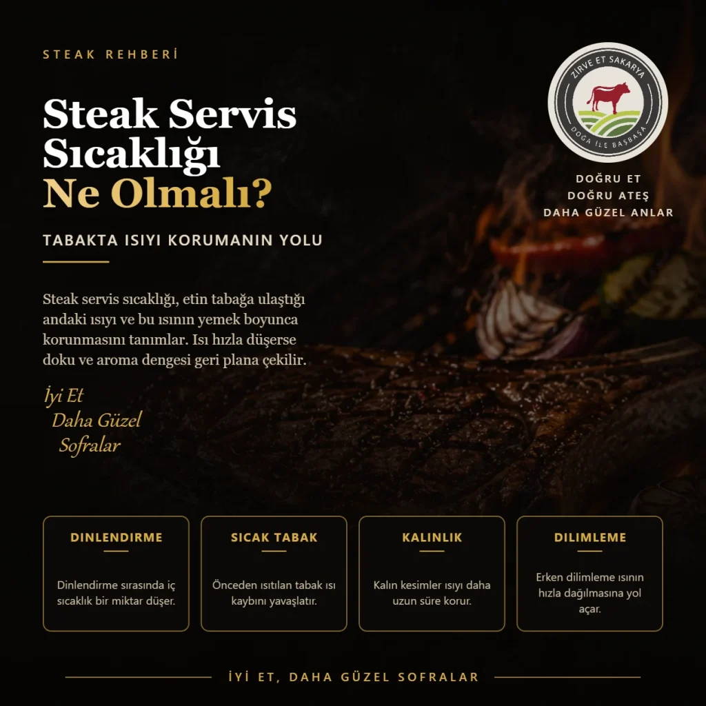 Steak Servis Sıcaklığı Ne Olmalı?