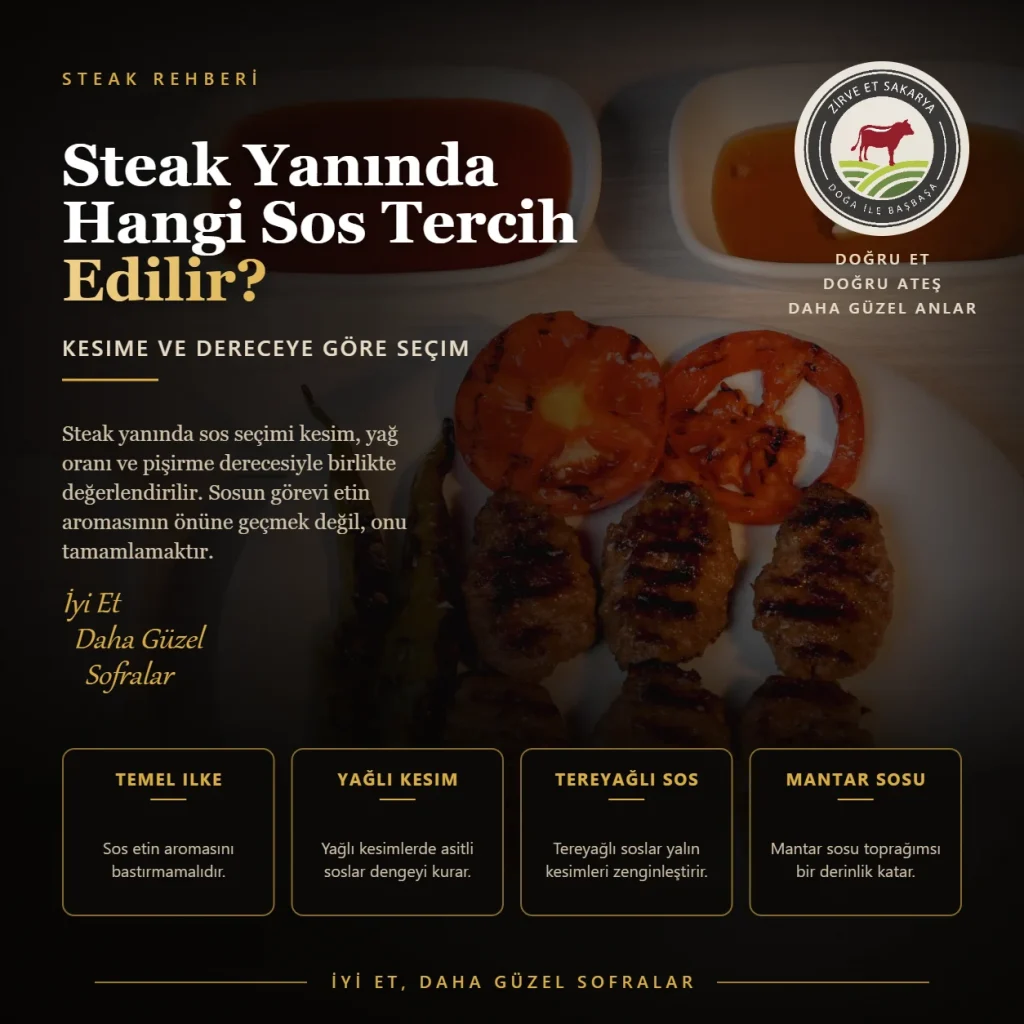 Steak Yanında Hangi Sos Tercih Edilir?
