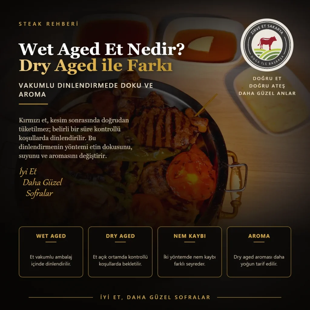 Wet Aged Et Nedir? Dry Aged ile Farkı Nedir?